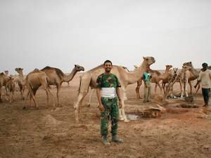 The Water Patrol with camels